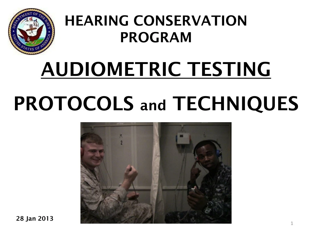 audiometric testing protocols and techniques