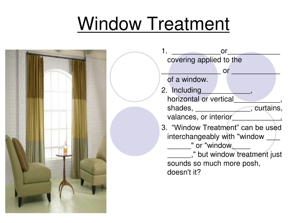 window treatment