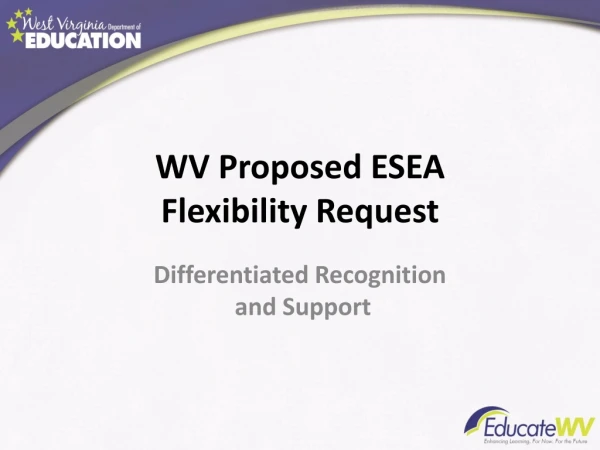 WV Proposed ESEA Flexibility Request