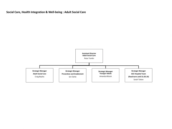Social Care, Health Integration &amp; Well-being : Adult Social Care