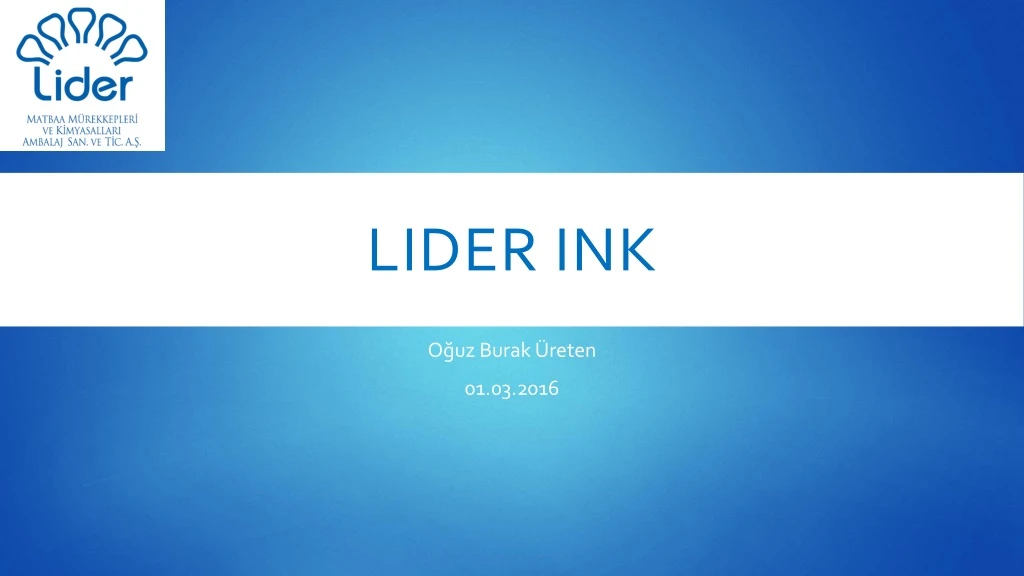 lider ink