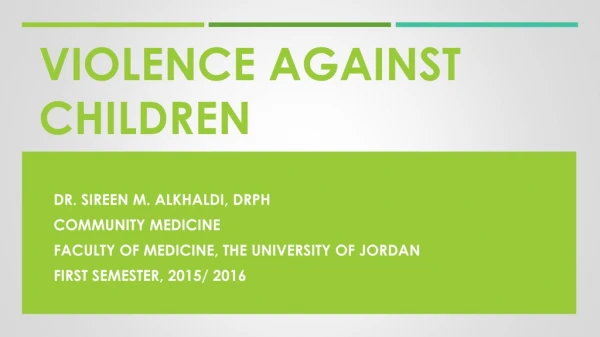 Violence against Children