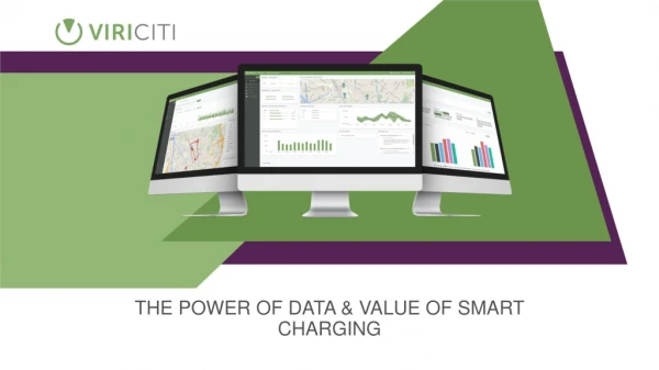 THE POWER OF DATA &amp; VALUE OF SMART CHARGING