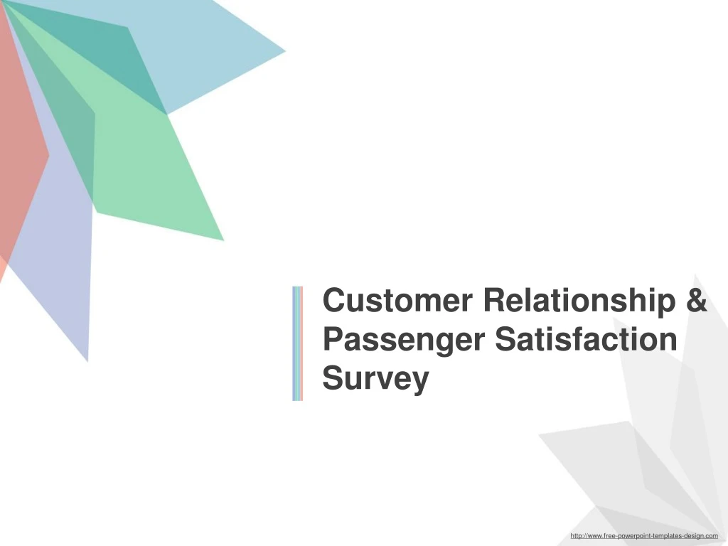 customer relationship passenger satisfaction