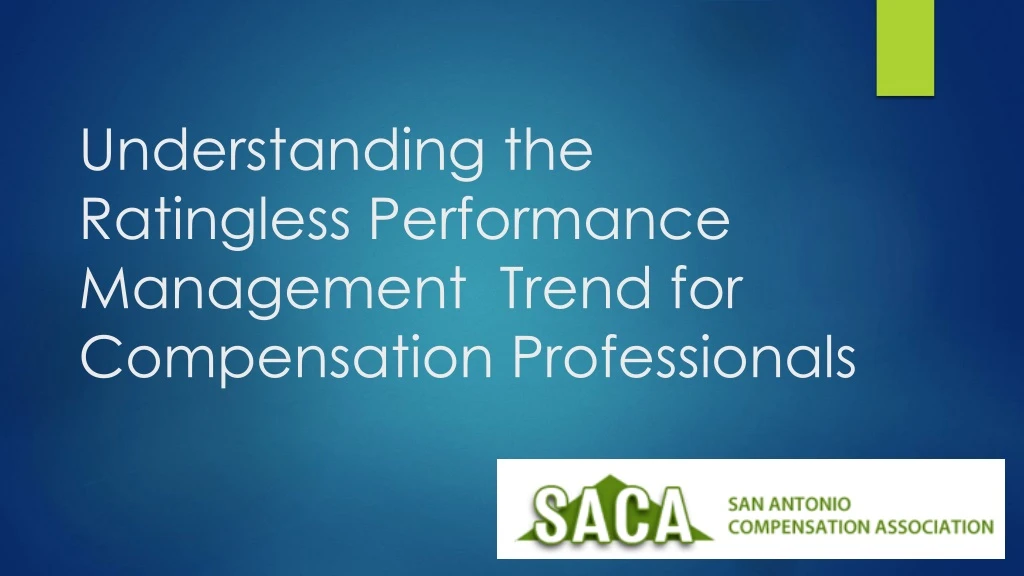 understanding the ratingless performance management trend for compensation professionals