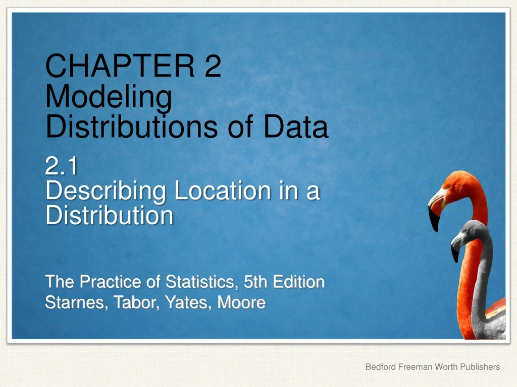 chapter 2 modeling distributions of data