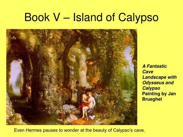 Book V – Island of Calypso