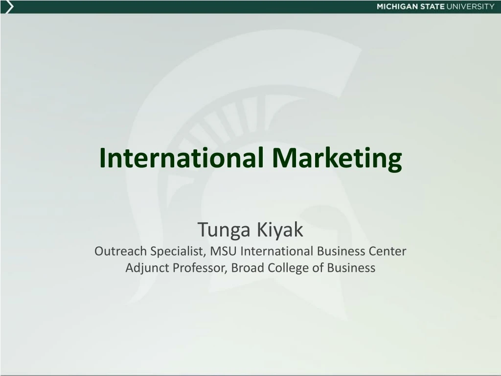 international marketing