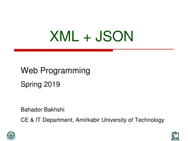 XML + JSON