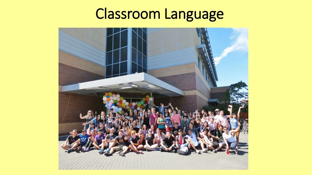 classroom language