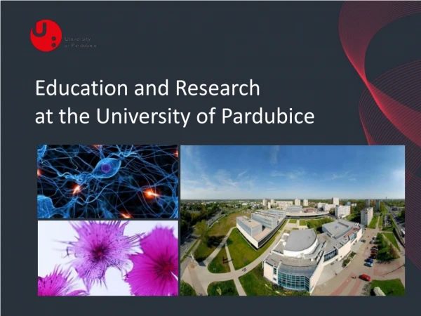 Education and Research at the University of Pardubice