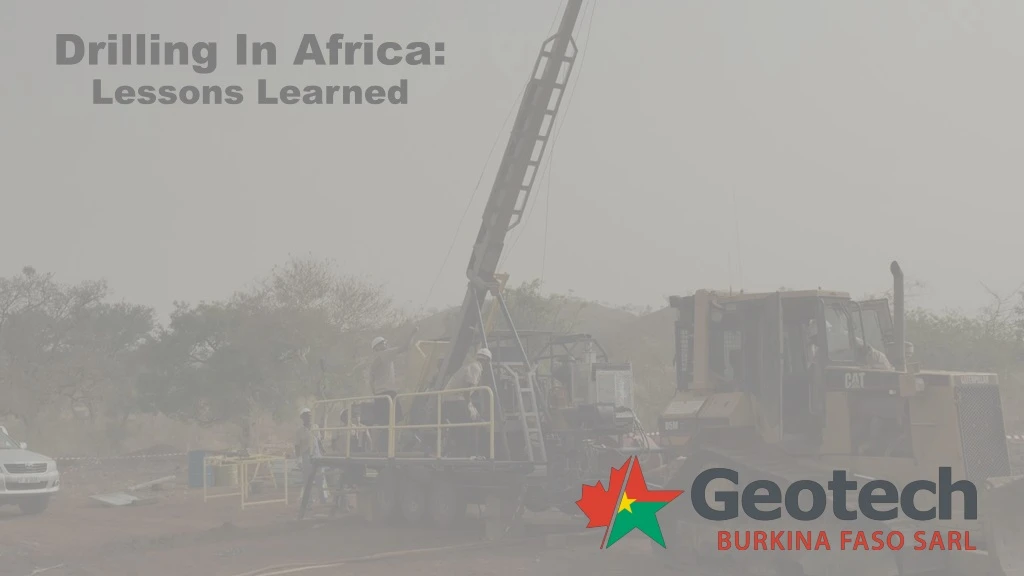 drilling in africa lessons learned