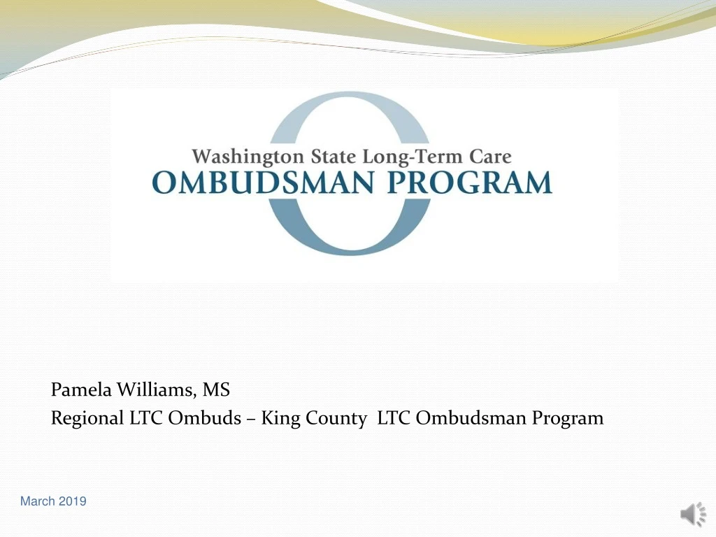 pamela williams ms regional ltc ombuds king