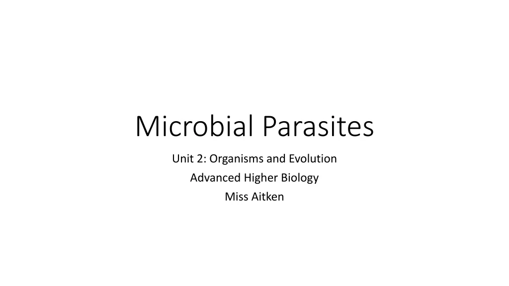 microbial parasites