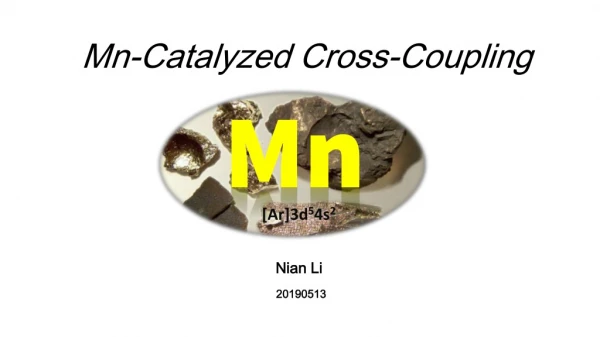 Mn -Catalyzed Cross-Coupling