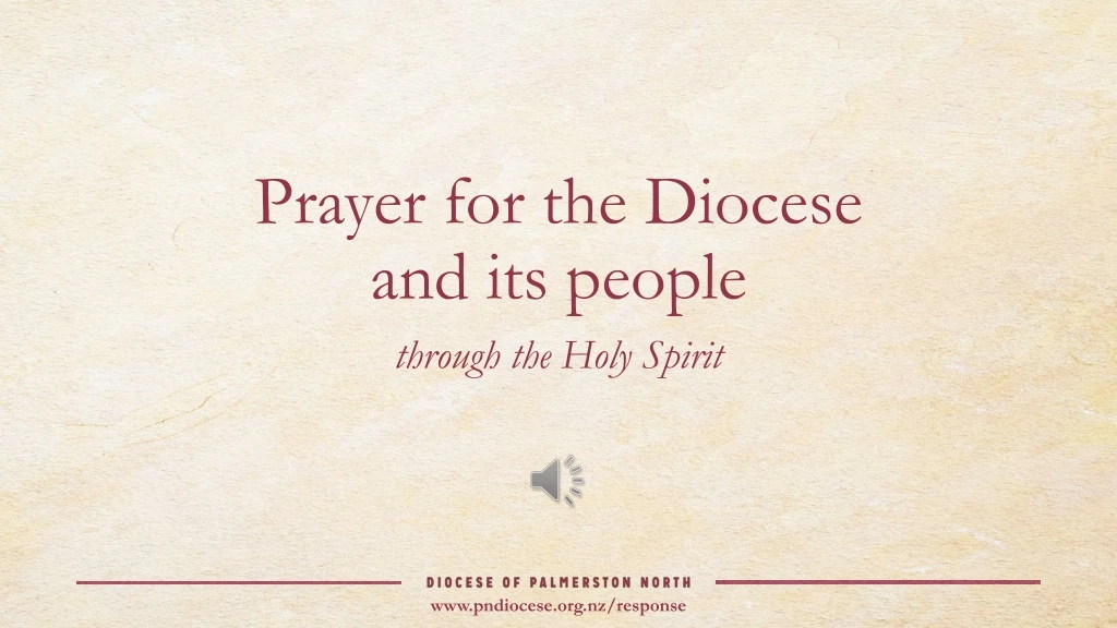 prayer for the diocese and its people