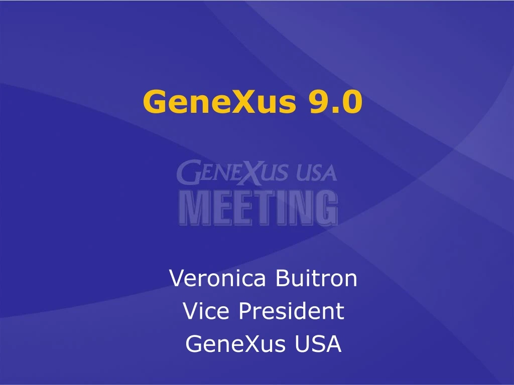 genexus 9 0