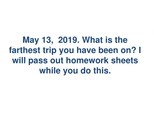 Test Friday. Last day to use Chromebooks on Thursday.