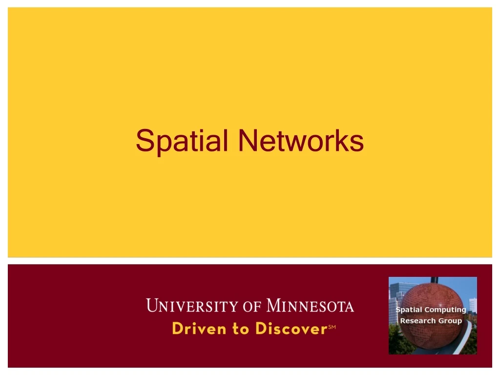 spatial networks