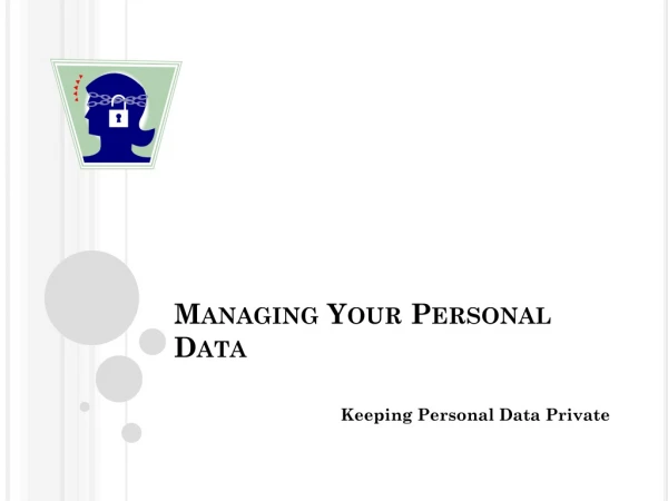 Managing Your Personal Data