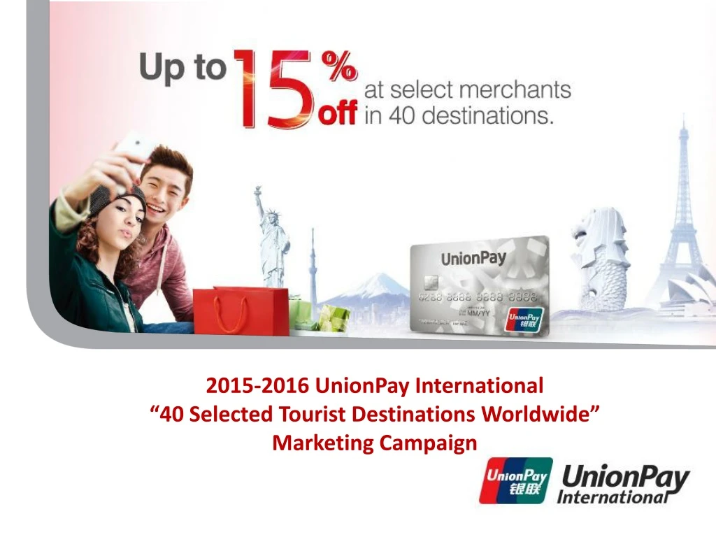 2015 2016 unionpay international 40 selected