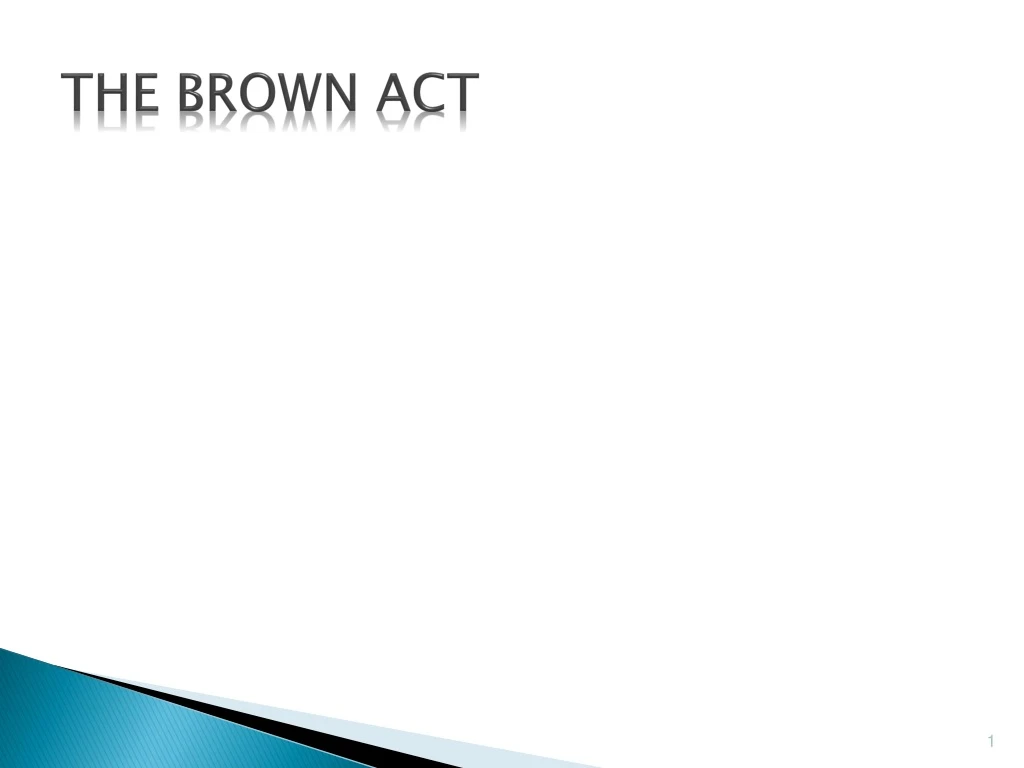 the brown act