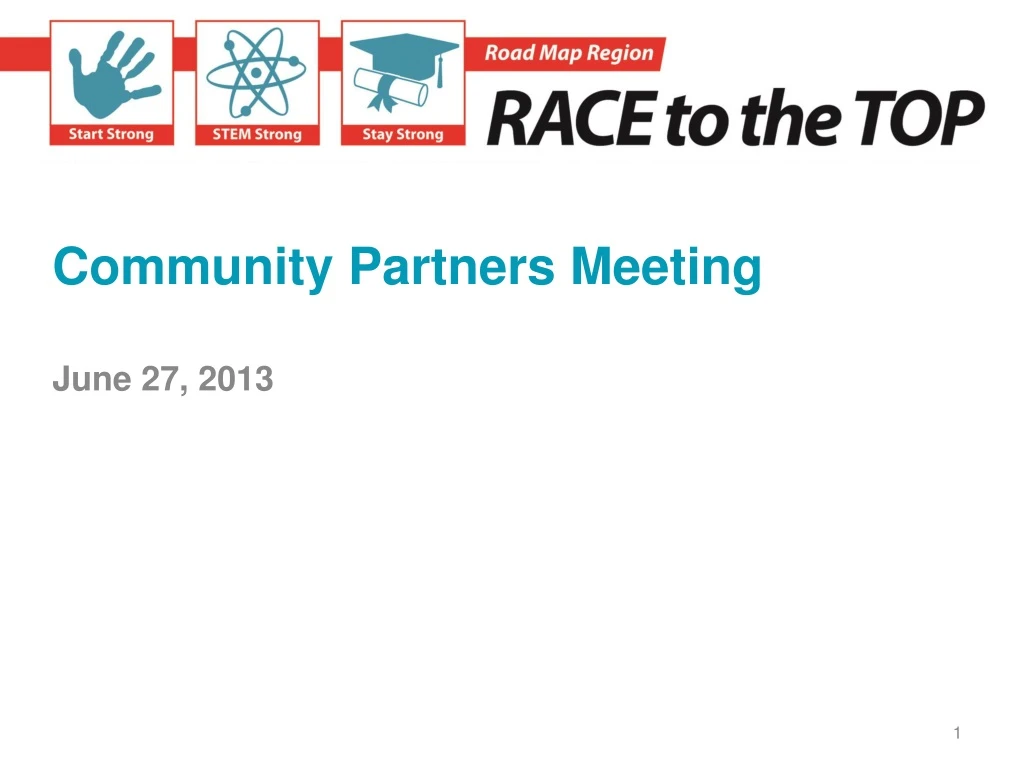 community partners meeting june 27 2013