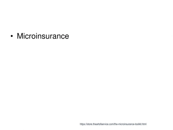 Microinsurance