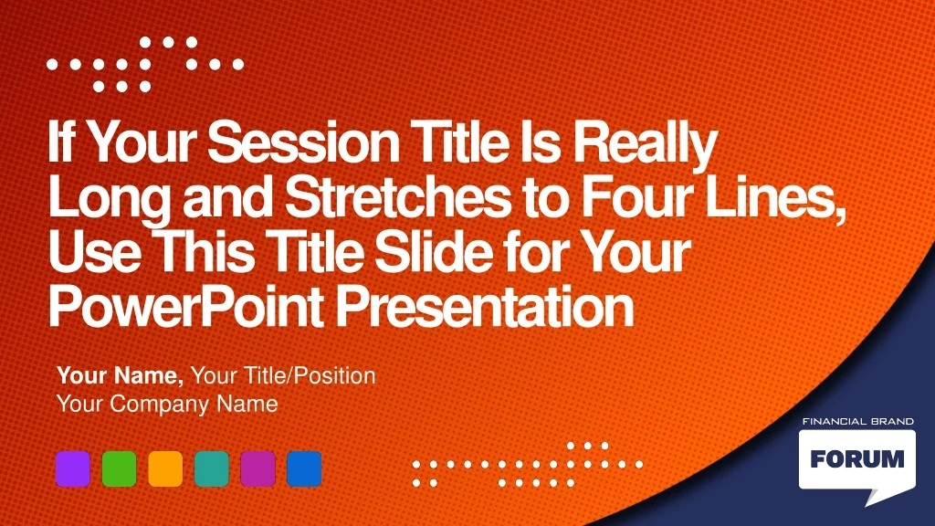 if your session title is really long