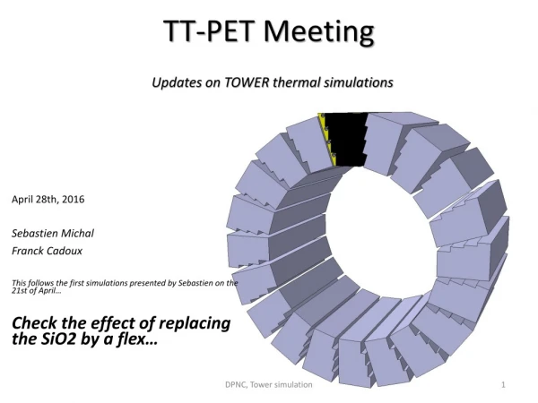 TT-PET Meeting