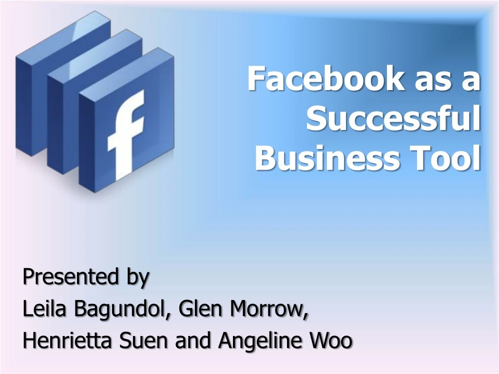 facebook as a successful business tool