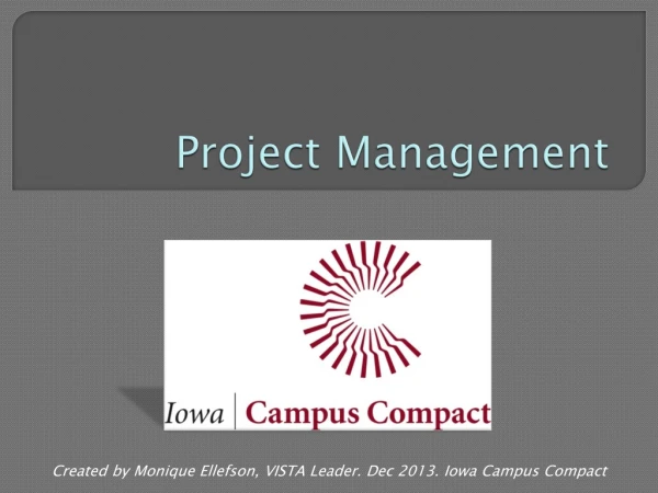 Project Management