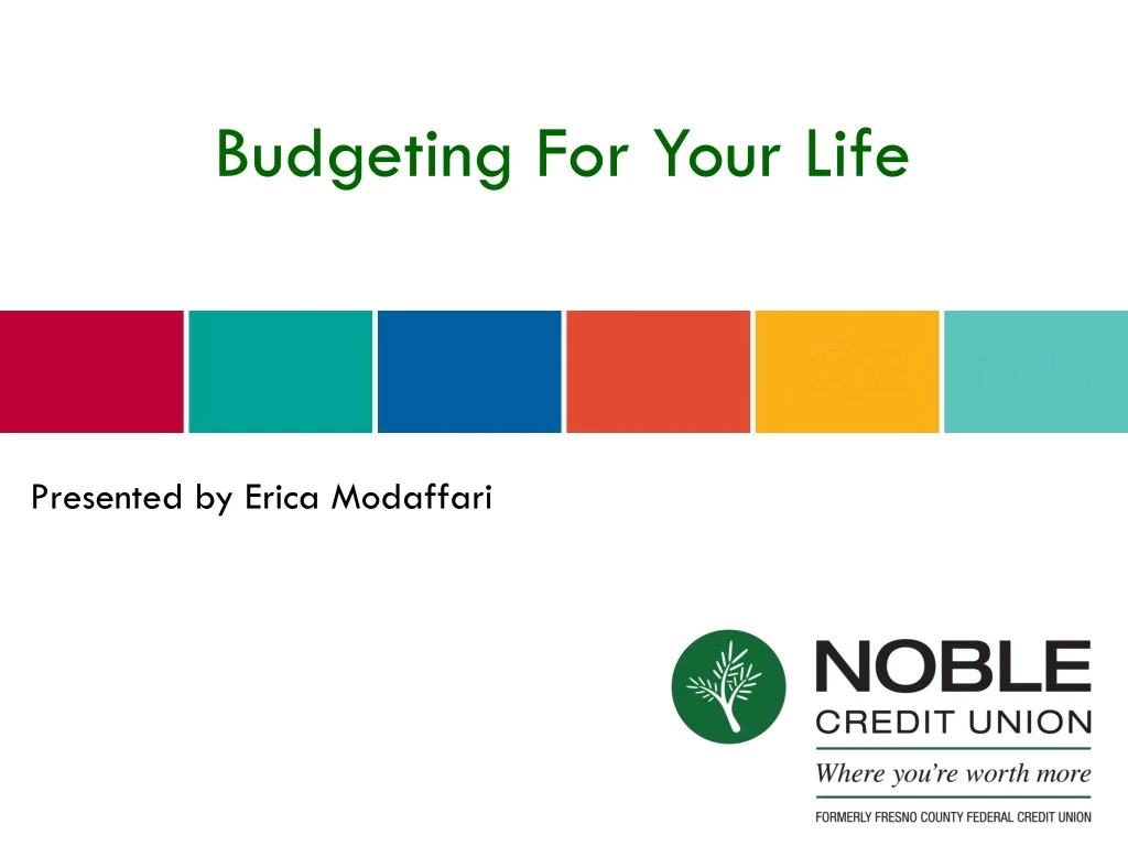 budgeting for your life