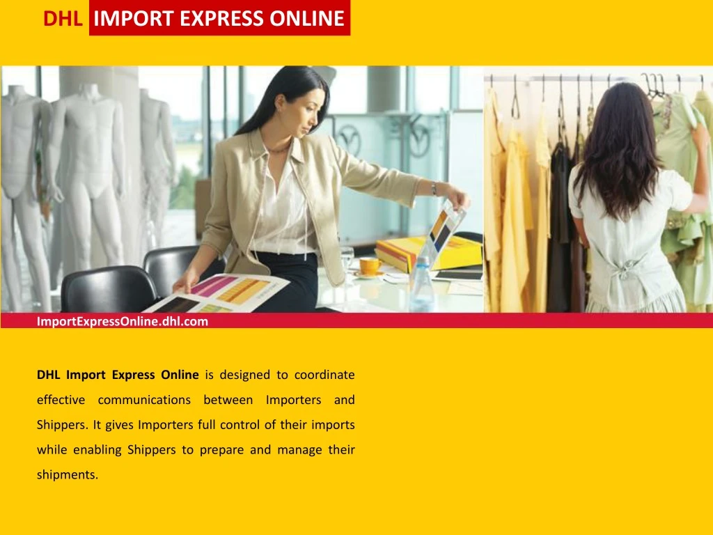 dhl import express online