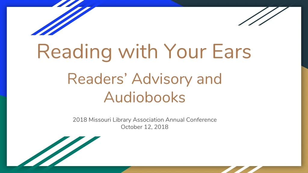 reading with your ears
