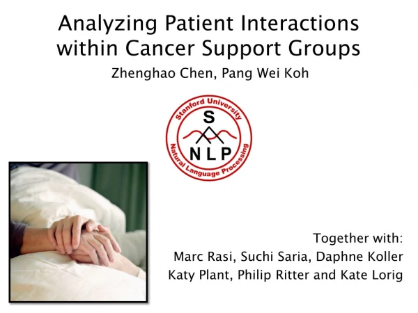 Analyzing Patient Interactions within Cancer Support Groups