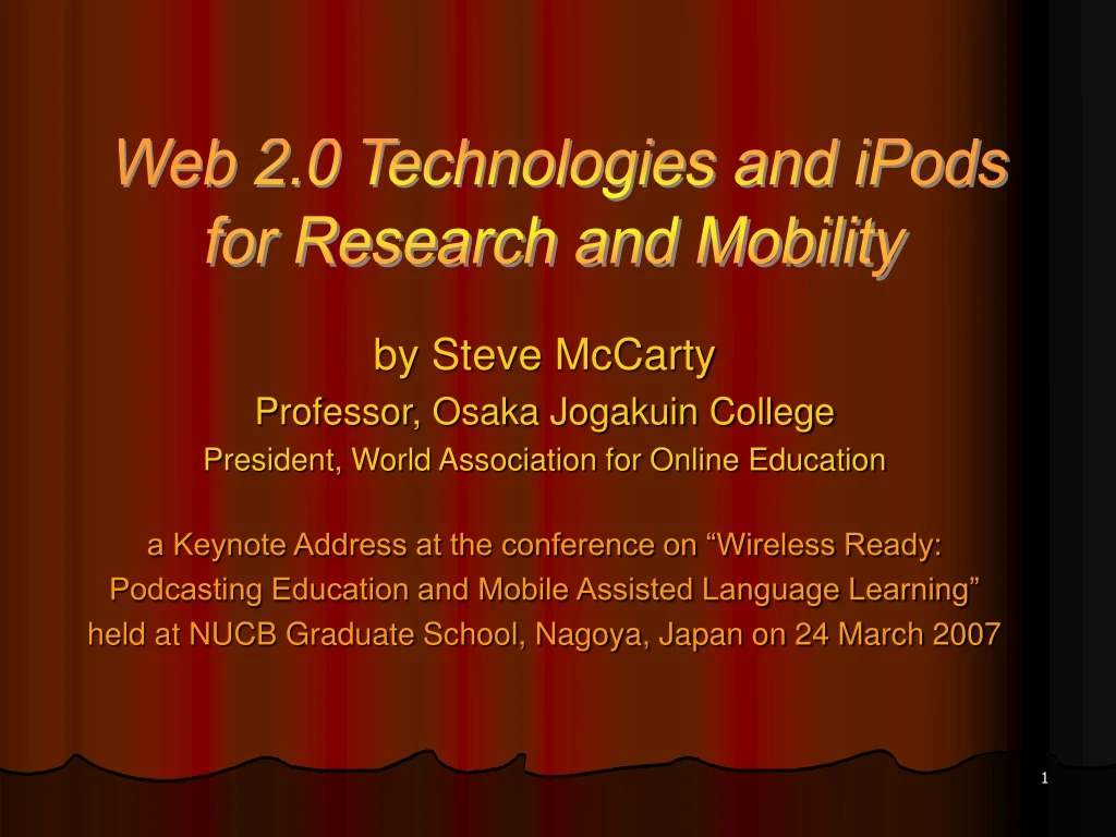 web 2 0 technologies and ipods for research