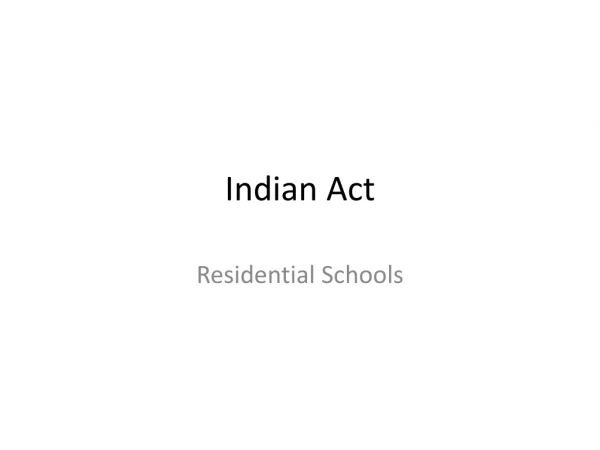 Indian Act