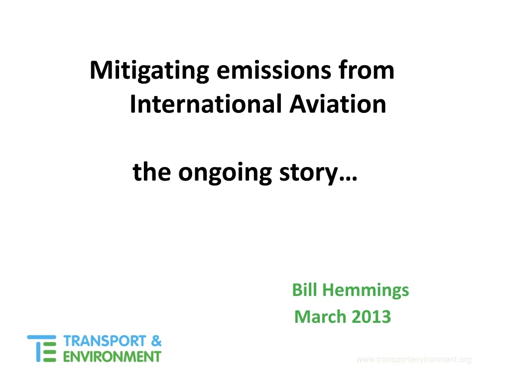 mitigating emissions from international aviation the ongoing story