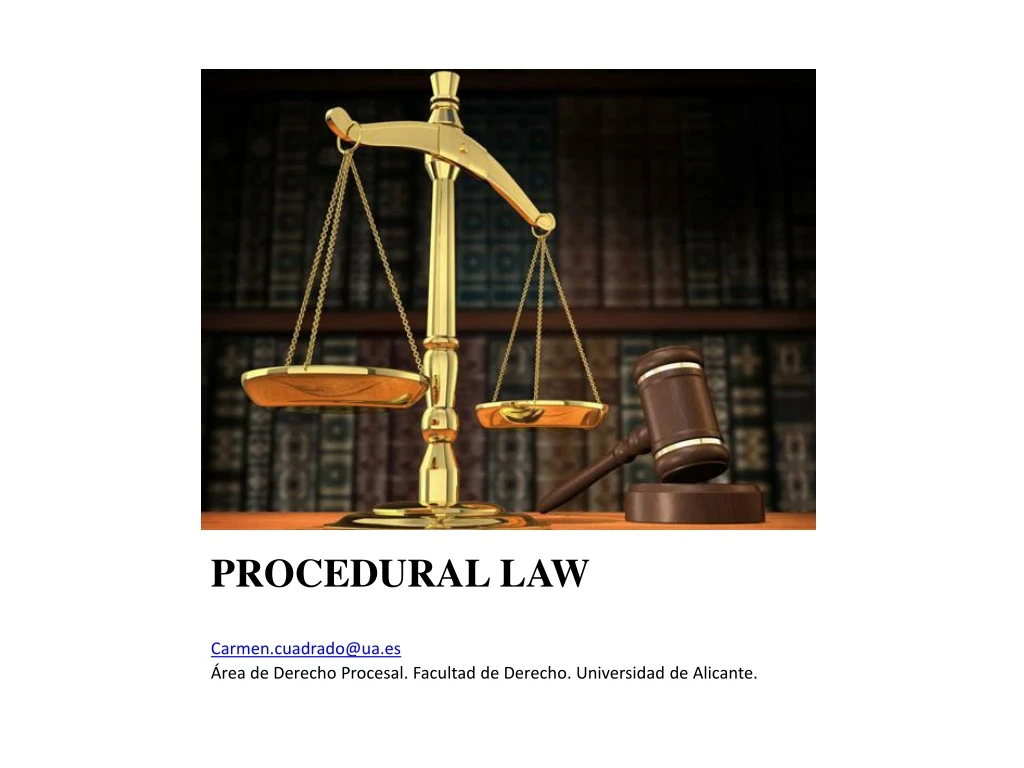 procedural law