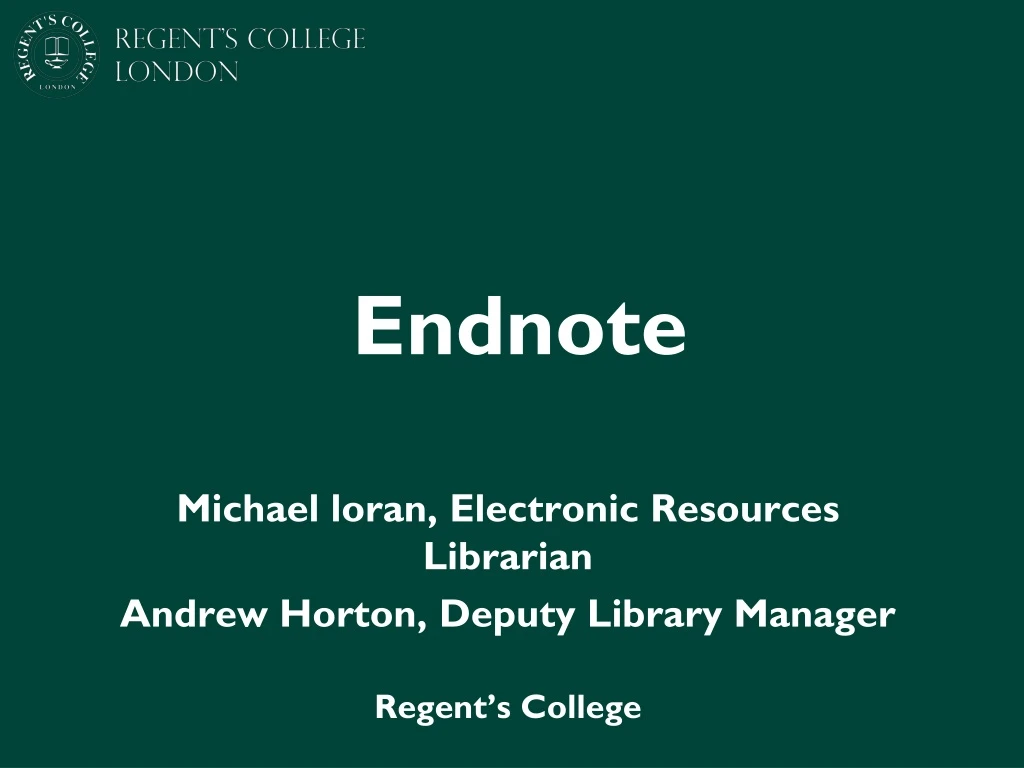 endnote