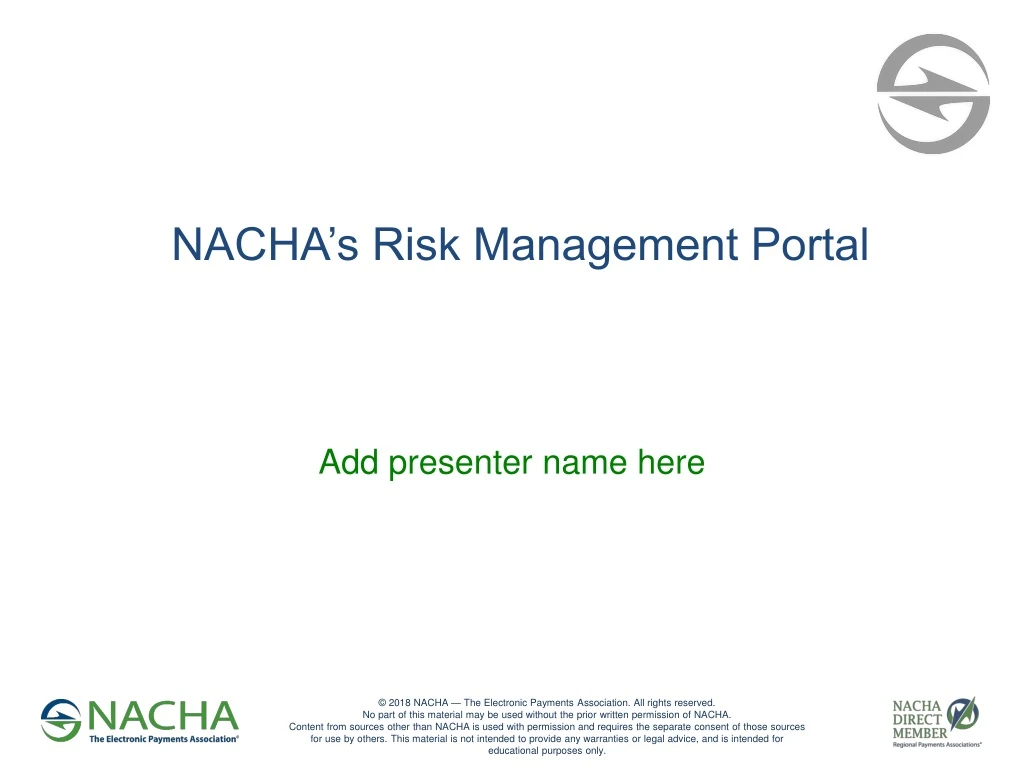 nacha s risk management portal