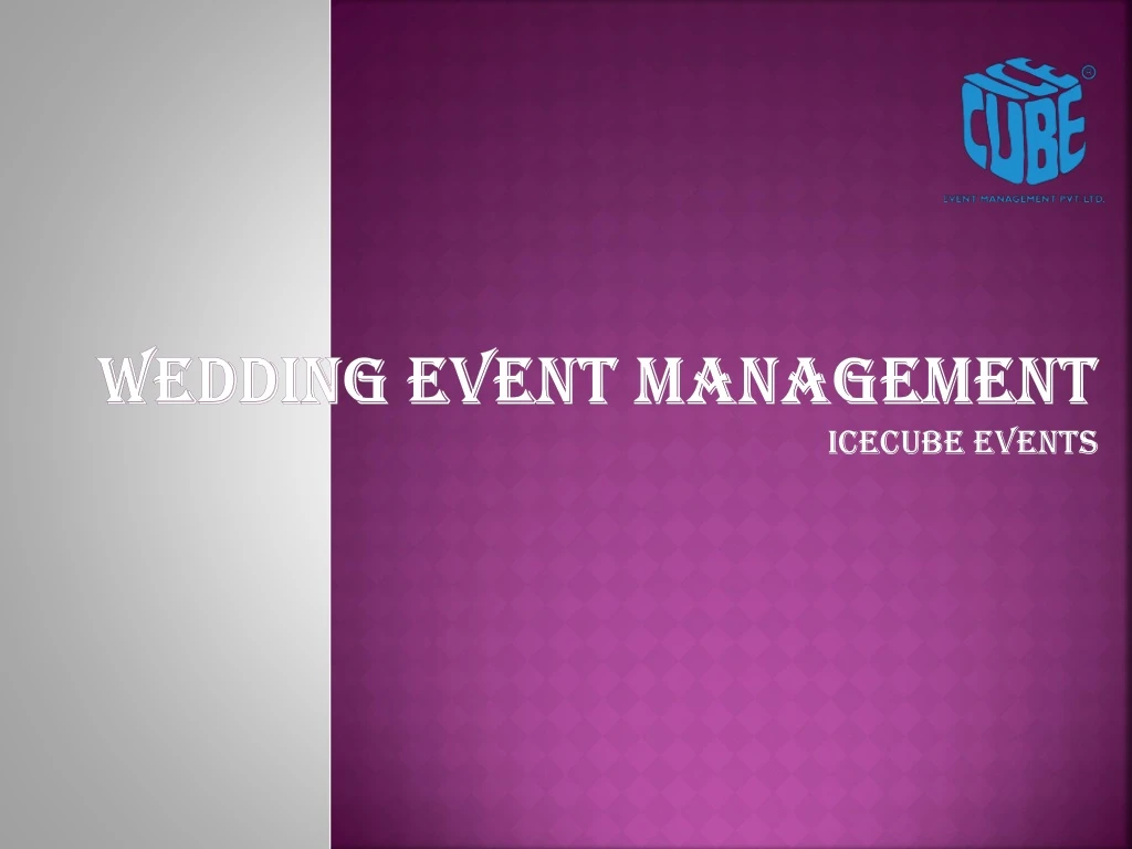 wedding event management icecube events