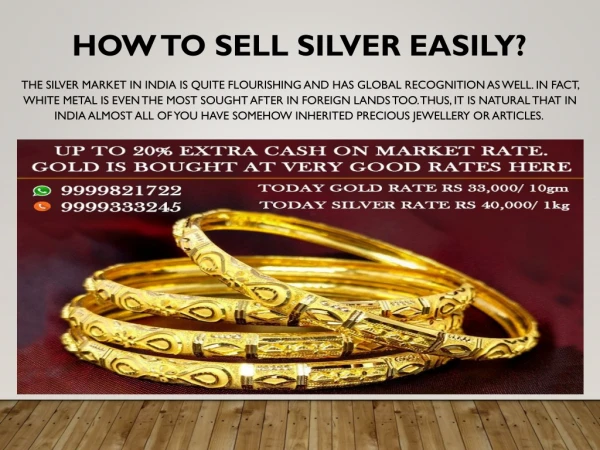 How to Sell Silver Easily?