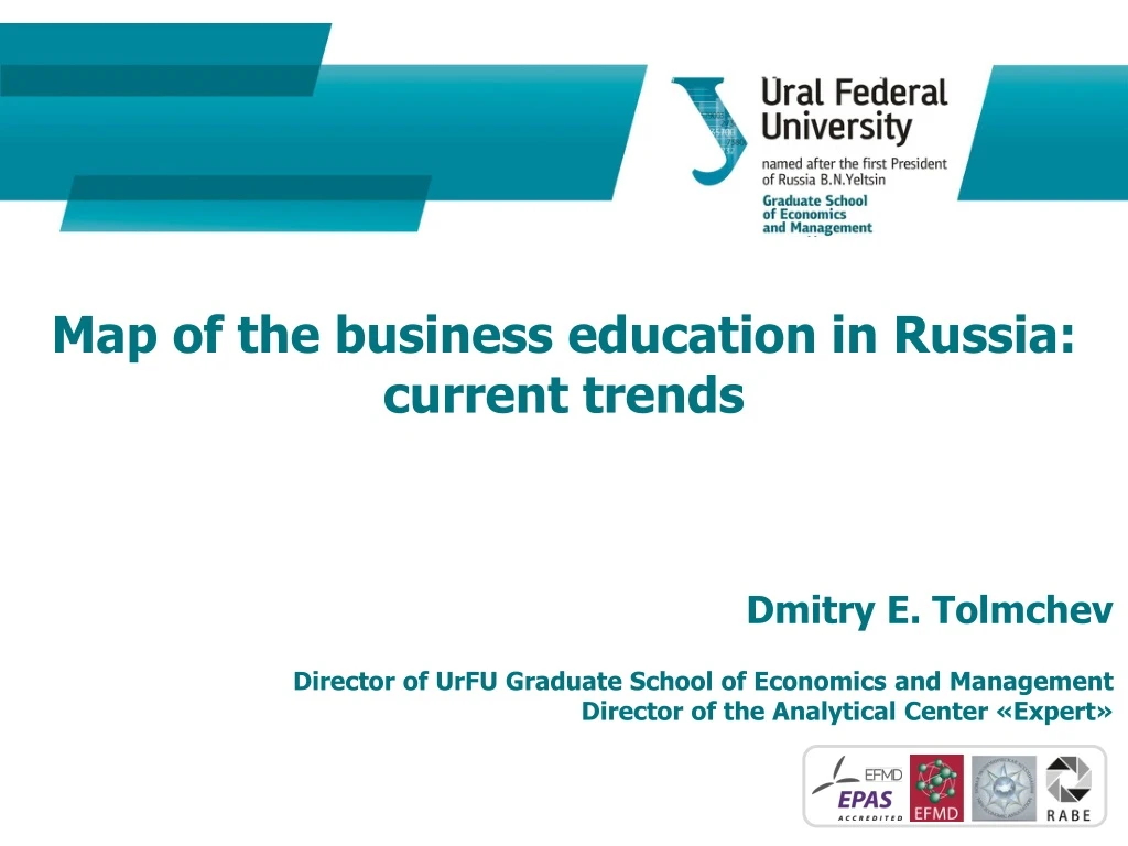 map of the business education in russia current trends