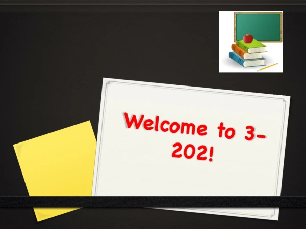 Welcome to 3-202!