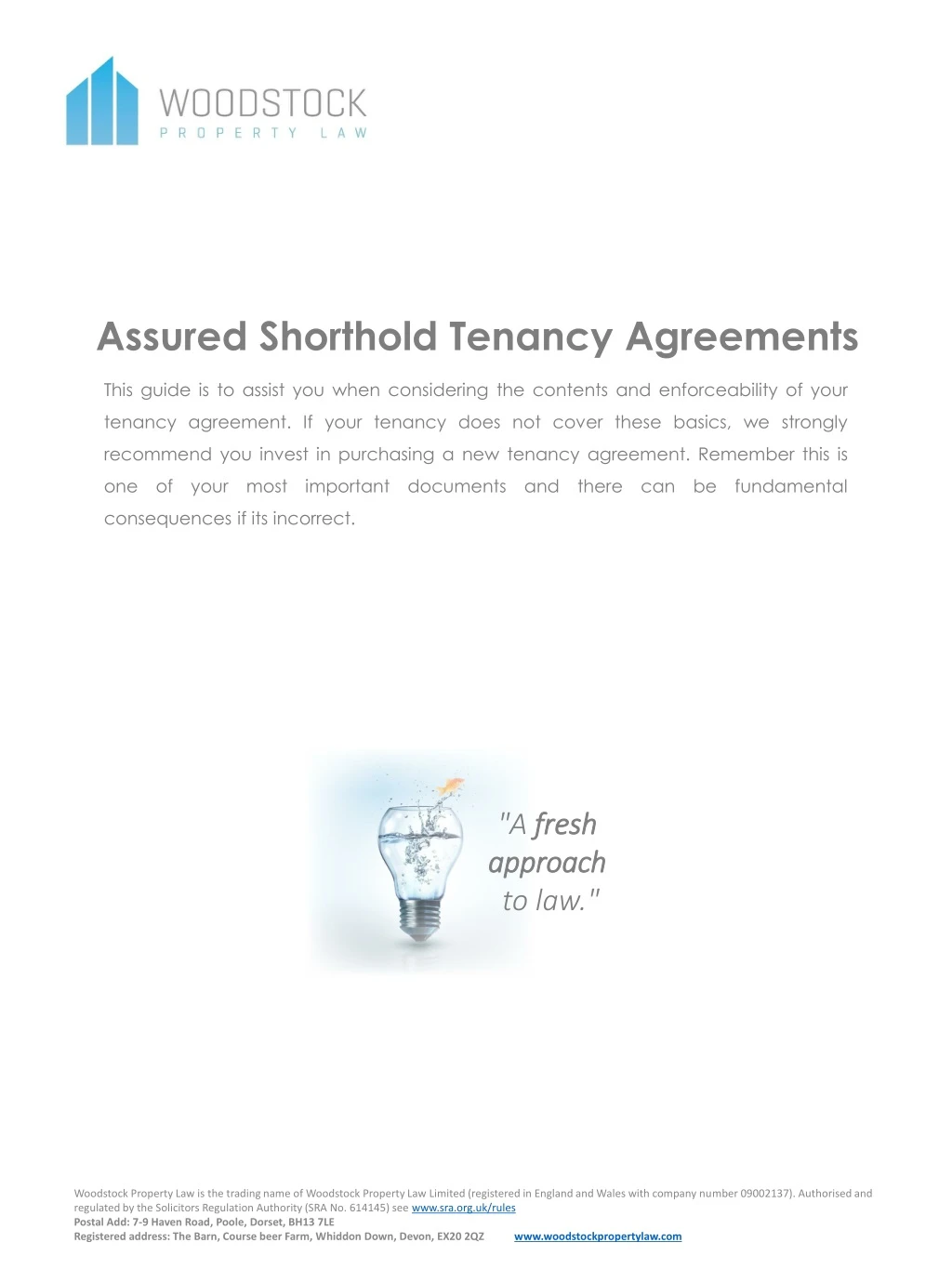 assured shorthold tenancy agreements