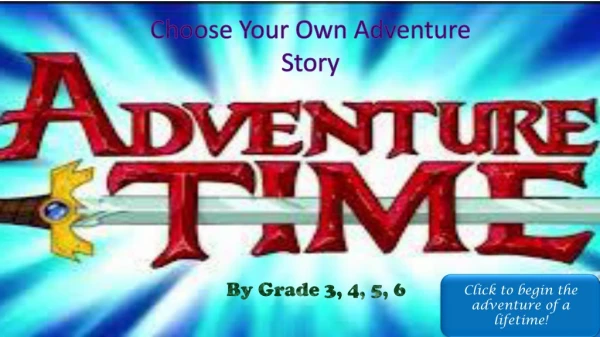 Choose Your Own Adventure Story