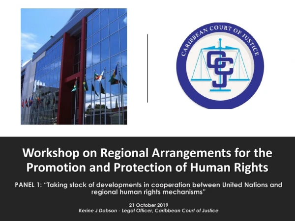 Workshop on Regional Arrangements for the Promotion and Protection of Human Rights