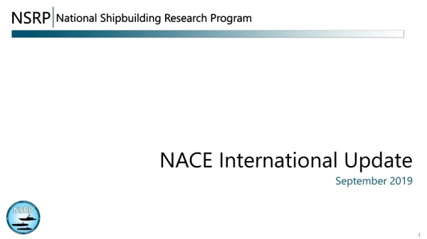 NACE International Update